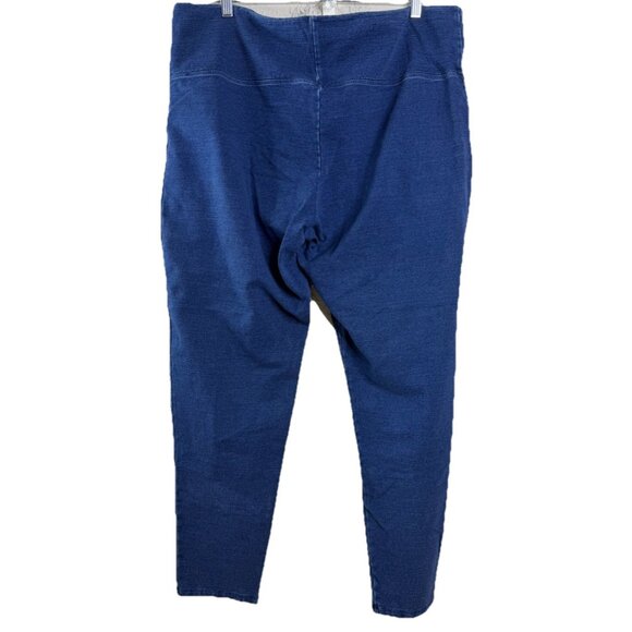 Athena Marie 2X (Actual 38x27) High Rise Pull on Denim Lightweight Jeggings EUC - Picture 2 of 12